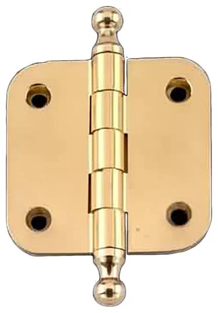 Solid Brass Cabinet Hinge Radius Ball Tip 2" |