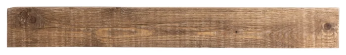 Solid Timber Fireplace Mantel, Aged Oak, 48" - Image 1