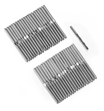 Stainless Steel Left Right Handed Thread Swage Lag Screws Cable Railing 40 Pack