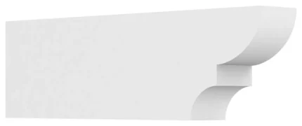 Standard Ridgewood Architectural Grade PVC Rafter Tail, 3"Wx6"Hx20"L
