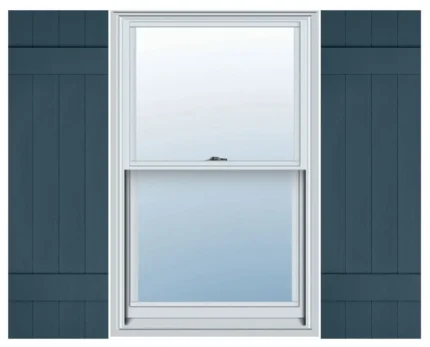 Standard Size Four Board Joined Shutters, Classic Blue, 31"x14"