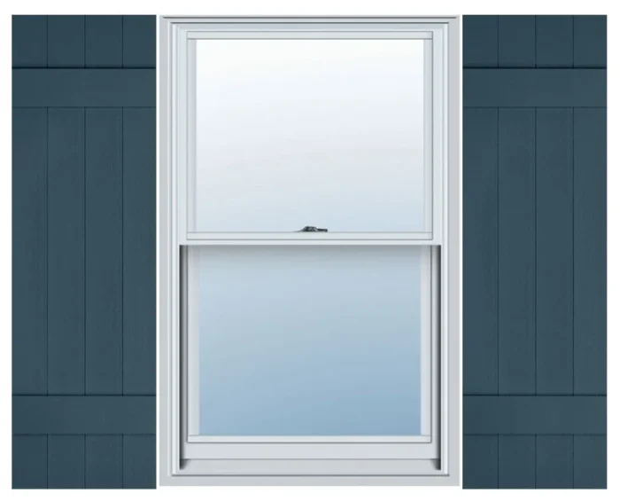 Standard Size Four Board Joined Shutters, Classic Blue, 31"x14" - Image 1