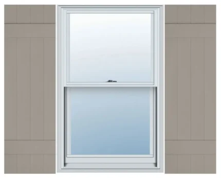 Standard Size Four Board Joined Shutters, Clay, 31"x14"