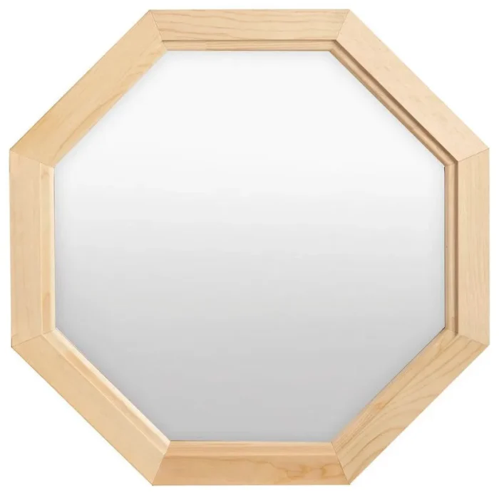 Standard Size Replacement Octagon Wood Sash Hinged Left Low-E - Image 1