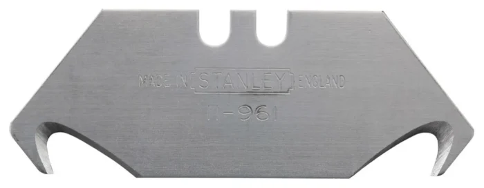 Stanley 11-961 Regular Hook Utility Blade, 2-1/16" Long, 0.024" Thick, 5-Pack - Image 1
