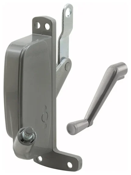 Stanley Awning Operator, Gray, Left Hand, 2-3/16" Offset Link