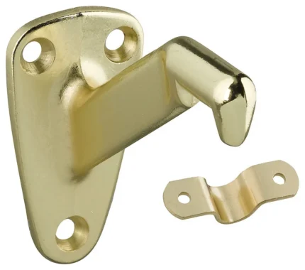 Stanley Hardware® N830-116 Handrail Bracket, Polished Brass