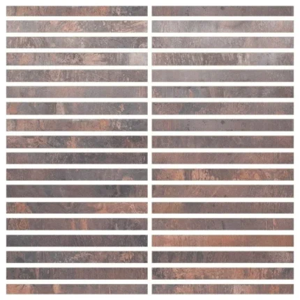 Straight Stack Metallix Mosaic, Antique Copper, Sample