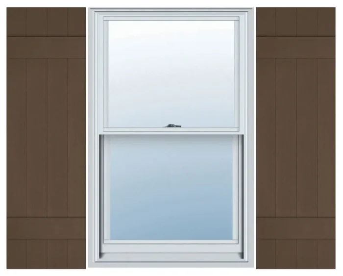 TailorMade Four Board Joined (2 Batten), Board-n-Batten Shutters - Image 1