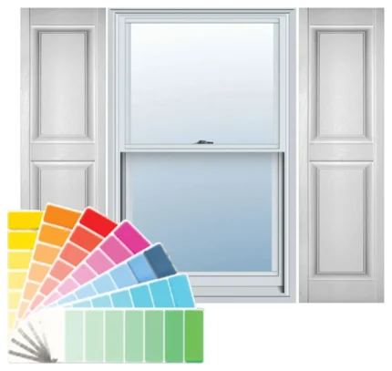 TailorMade Four Board Joined (2 Batten), Board-n-Batten Shutters