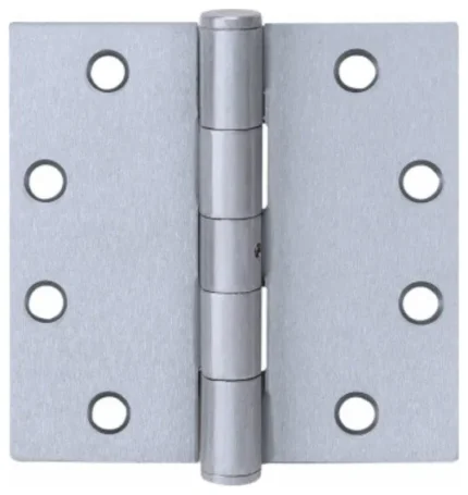 Tell HG100315 Stainless Steel Hinge with Removable Pin, Satin, 4.5"x4.5"