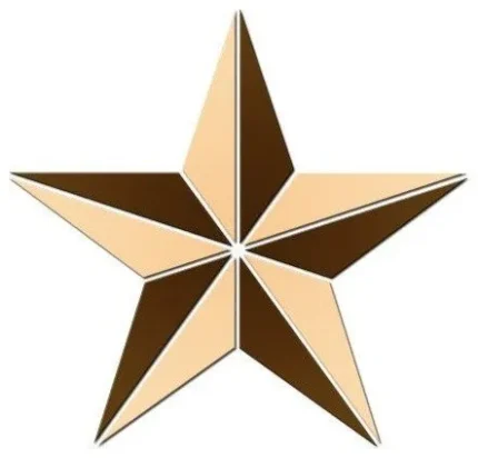 Texas Star Ceramic Swimming Pool Mosaic 4"