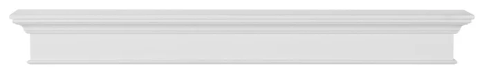 The Henry 72" Shelf MDF White Paint - Image 1