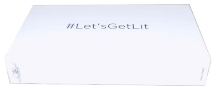 The Joy of Light Designer Matches #Let'sGetLit #AlreadyAm White Matchbox - Image 1