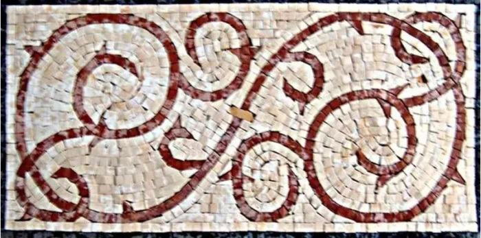 Thorns Mosaic Design, 8"x16" - Image 1