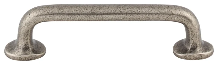 Top Knobs M1385 Rounded 4 Inch Center to Center Handle Cabinet - Silicon Bronze - Image 1