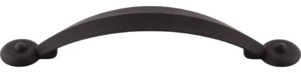 Top Knobs M1678 Dakota 3-3/4 Inch Center to Center Arch Cabinet - Flat Black