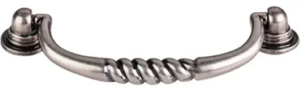 Top Knobs M18AP Eton 3-3/4 Inch Center to Center Drop Cabinet - Pewter Antique