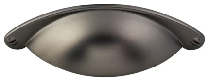 Top Knobs M2201 Somerset 2-1/2 Inch Center to Center Cup Cabinet - Ash Gray