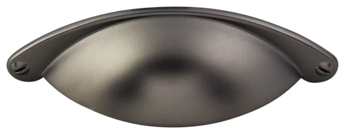 Top Knobs M2201 Somerset 2-1/2 Inch Center to Center Cup Cabinet - Ash Gray - Image 1