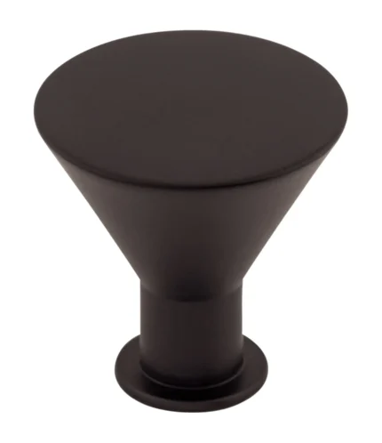 Top Knobs M587 Cocktail 1-3/16 Inch Mushroom Cabinet Knob - Flat Black