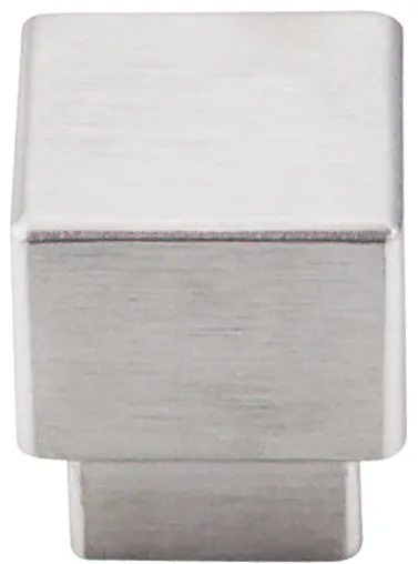 Top Knobs TK32 Sanctuary 1 Inch Square Cabinet Knob - Brushed Stainless Steel