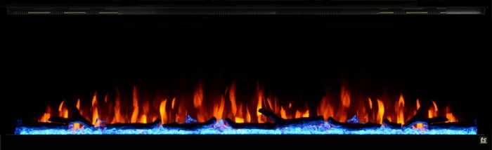 Touchstone Sideline Elite 72″ Recessed Electric Fireplace - Image 1