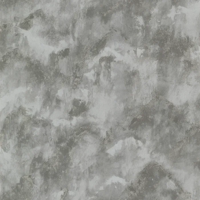 Toula Silver Abstract Wallpaper, Gray, Bolt - Image 1