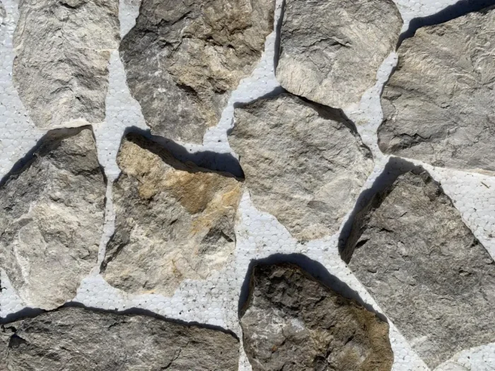 Tuscan Ashlar Adam Blue Small Sample - Image 1