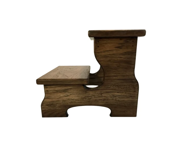 Two Step Stool Wood 45” Long Handicapped Elderly Custom Handmade Personalized, E - Image 1