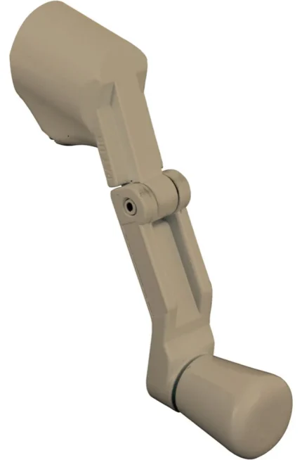 Universal Folding Crank Handle, Fits Most Spindles, Coppertone