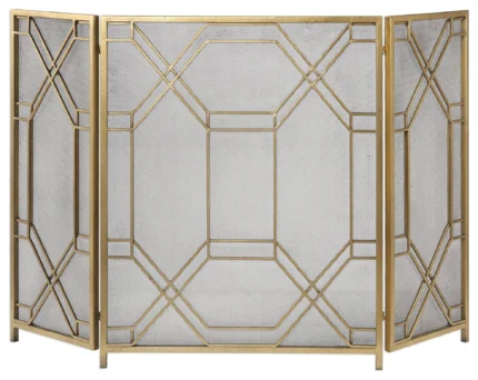 Uttermost Rosen Gold Fireplace Screen