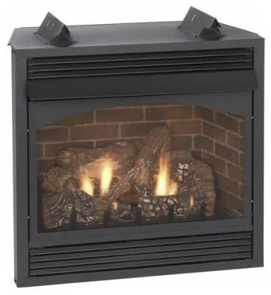 Vail 36" Intermittent Vent-Free Premium Fireplace with Blower - LP