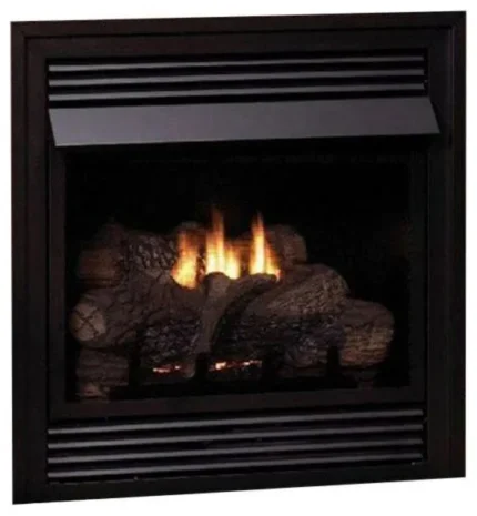 Vail Vent-Free LP Premium 32,000 BTU Fireplace w/LS24RS Log Set