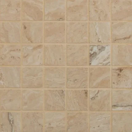 Veneto Sand 2X2 Matte Mosaic, Sample
