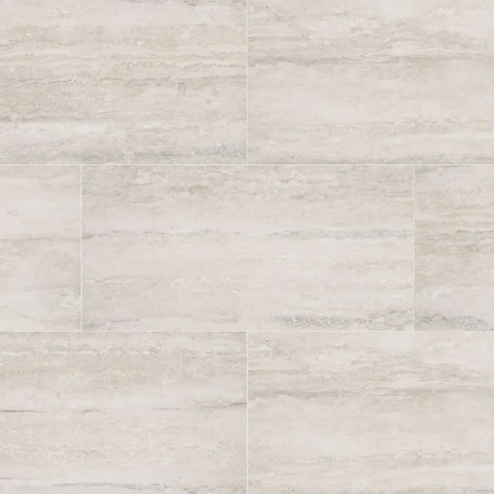 Veneto White 12X24 Matte Porcelain Tile, Sample - Image 1