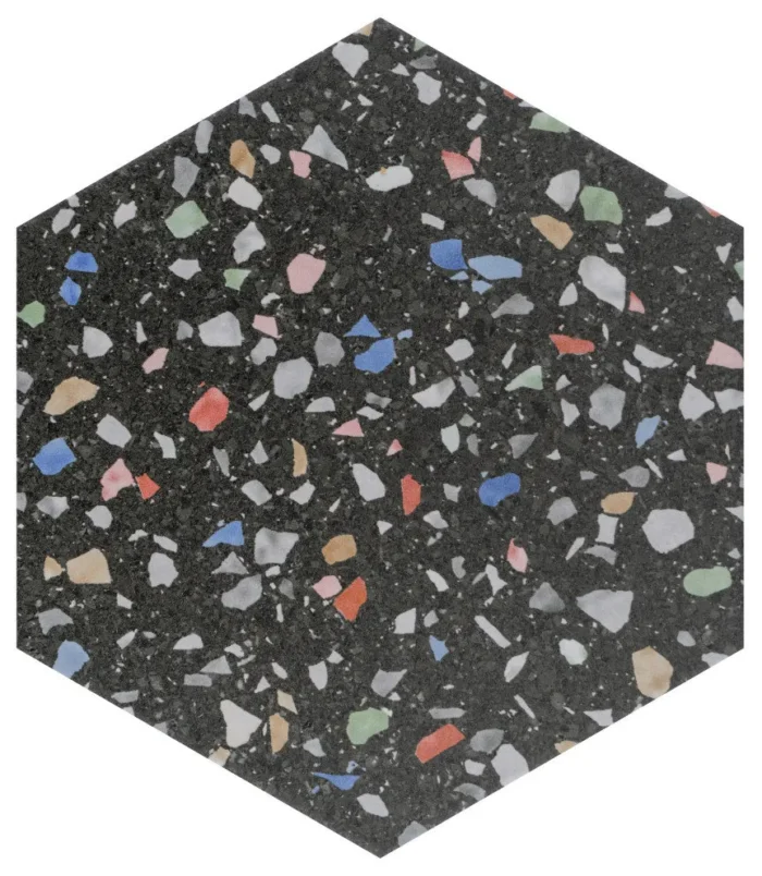 Venice Hex Colors Porcelain Floor and Wall Tile Sample - Image 1
