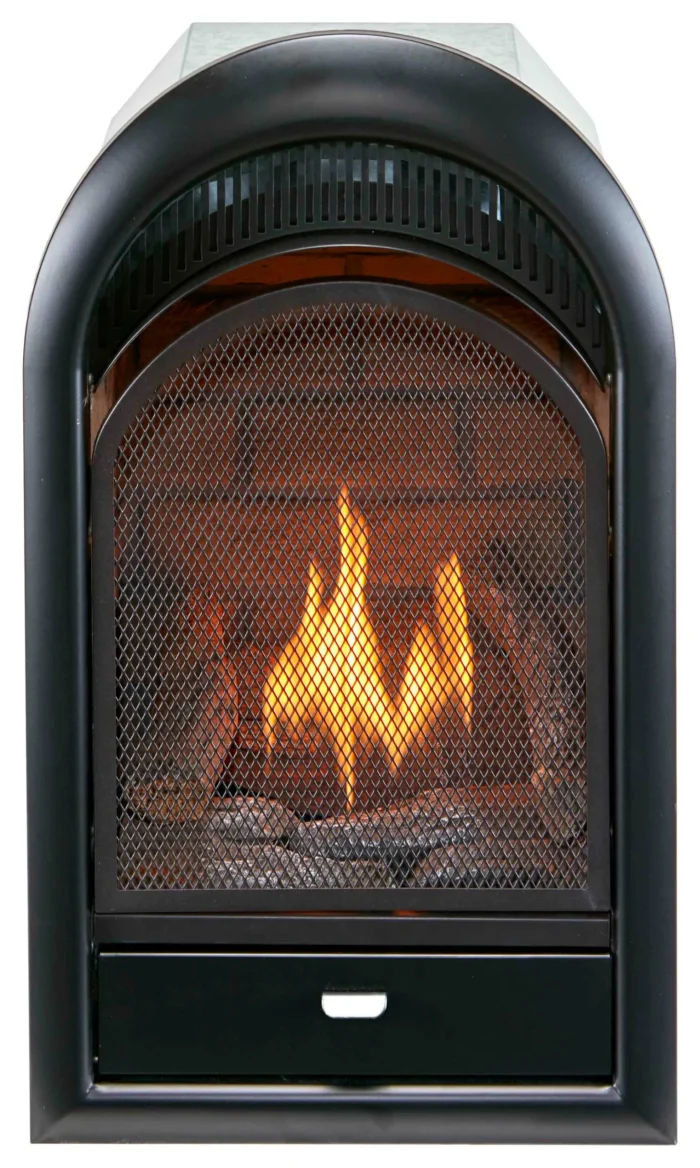 Vent Free Propane Gas Fireplace Insert - 10,000 BTU, T-Stat Control - Image 1