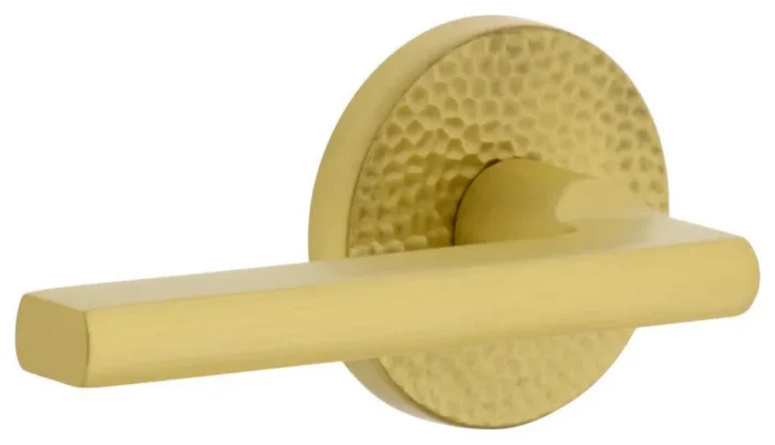 Viaggio CLOMHMMIL_PSG_238_LH Circolo Hammered Left Handed Solid - Satin Brass - Image 1