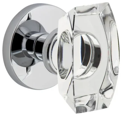 Viaggio CLOSTA_PRV_234 Circolo Solid Brass Privacy Door Knob Set - Bright