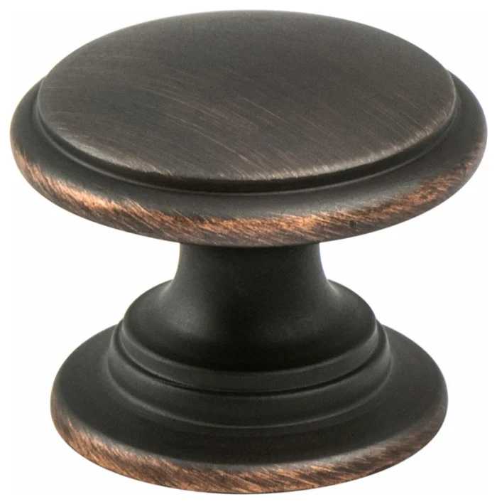 Vibrato Knob, 1-3/16" Diameter Verona Bronze - Image 1