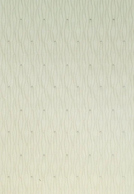 Wallpaper Beige cream silver diamond lines faux fabric textured , Sample 8.5'' X