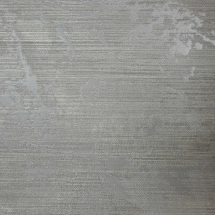 Wallpaper gray silver Metallic Textured Plain faux grass cloth , Sample - 8.5" X