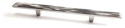 Wave Pull 6" Center-to-Center, Satin Nickel