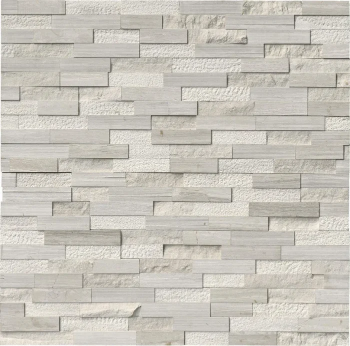 White Oak 6X24 Multi Splitface Ledger Panel, (4x4 or 6x6) Sample - Image 1