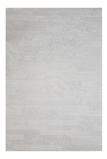 White Wallpaper textured modern faux concrete stone tiles wall coverings 255012