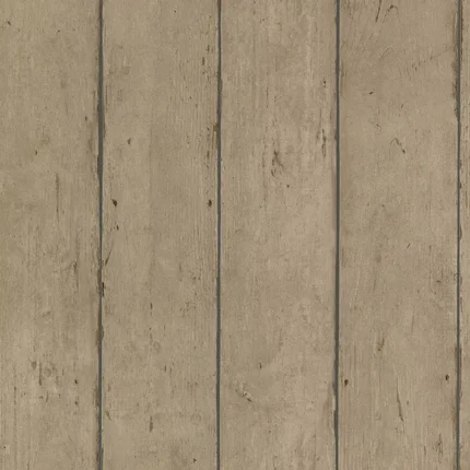 Wide Weathered Wood Plank Wallpaper, Bolt