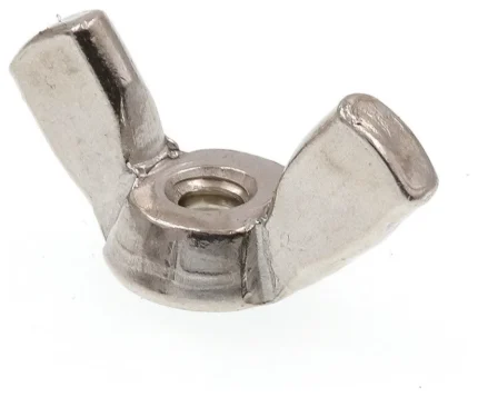 Wing Nuts, Cold-Forged #6-32 Grade 18-8 Stainless Steel 25PK