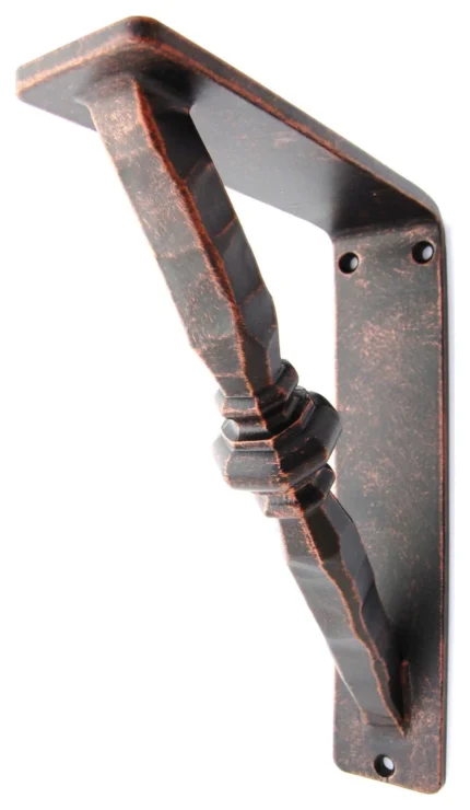 Wrought Iron Corbel - Cooper 2" Wide Iron Countertop Corbel