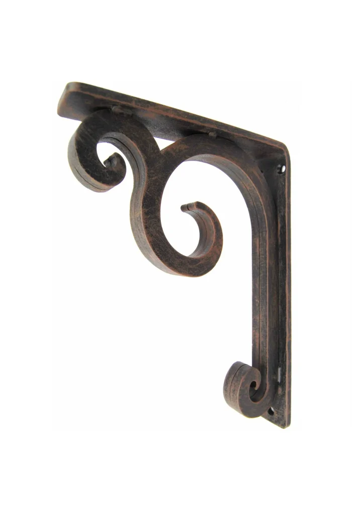 Wrought Iron Corbel - Keaton 1.5" Wide Iron Countertop Corbel - Image 1